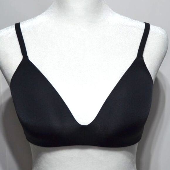 SKIMS Wireless Form Lightly Lined Onyx NWT Bra Size 32C - Picture 1 of 6